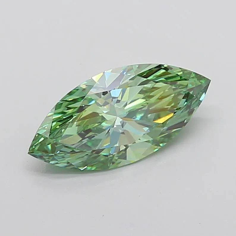 2.78ct Marquise Lab Grown Diamond (Colour Fancy Vivid Green, Clarity VS1, IGI Certified)