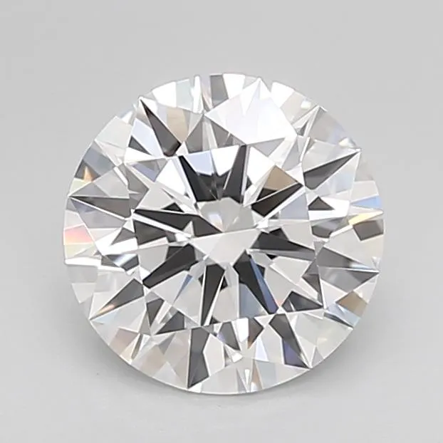 2.78ct Round Lab Grown Diamond (Colour D, Clarity IF, Cut ID, IGI Certified)