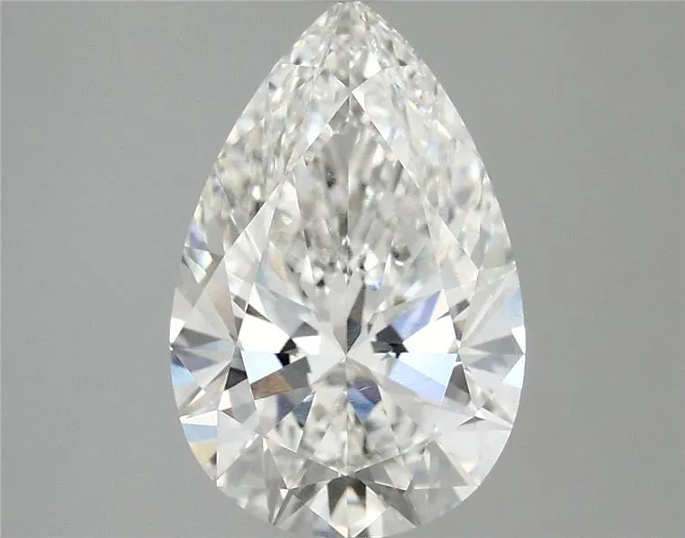 2.81ct Pear Lab Grown Diamond (Colour F, Clarity VVS2, IGI Certified)