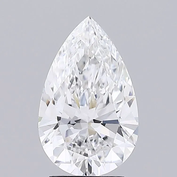 2.88ct Pear Lab Grown Diamond (Colour D, Clarity VVS2, IGI Certified)