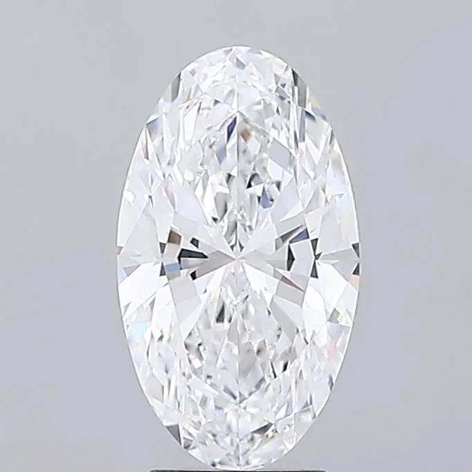 2.90ct Oval Lab Grown Diamond (Colour D, Clarity VVS1, IGI Certified)