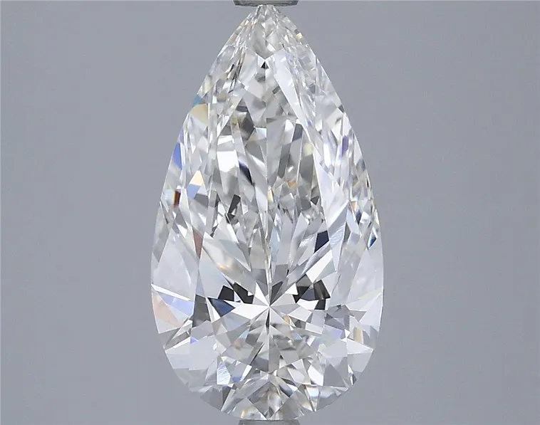 2.92ct Pear Lab Grown Diamond (Colour F, Clarity VVS2, IGI Certified)