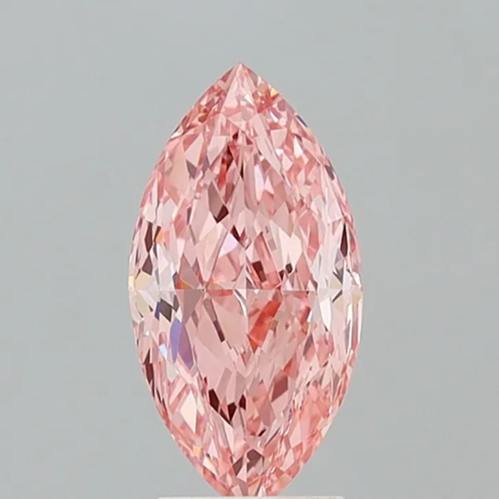 2.93ct Marquise Lab Grown Diamond (Colour Fancy Vivid Pink, Clarity VVS2, IGI Certified)
