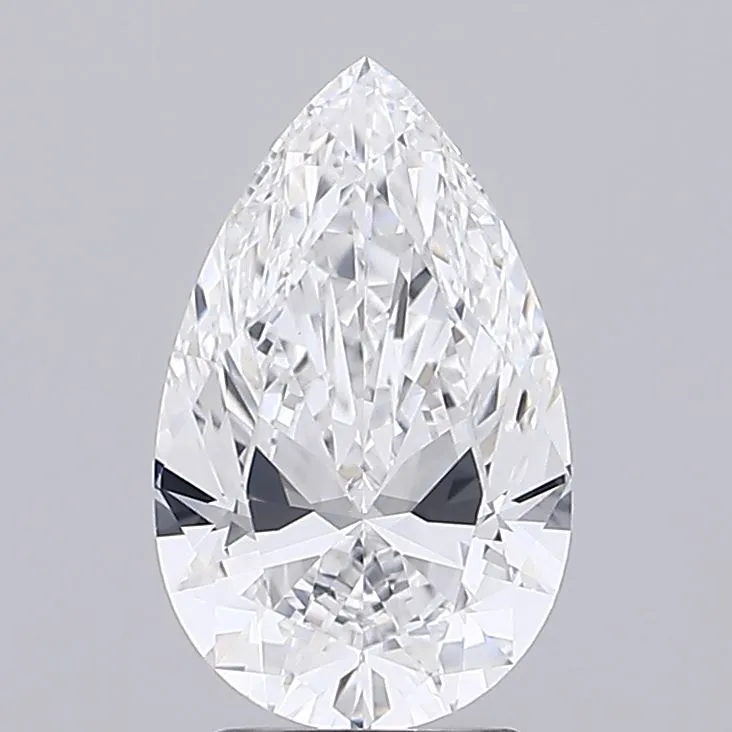 2.93ct Pear Lab Grown Diamond (Colour D, Clarity VVS2, IGI Certified)