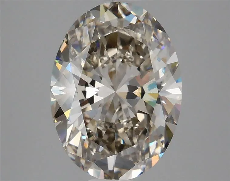 2.97ct Oval Lab Grown Diamond (Colour I, Clarity VVS2, IGI Certified)