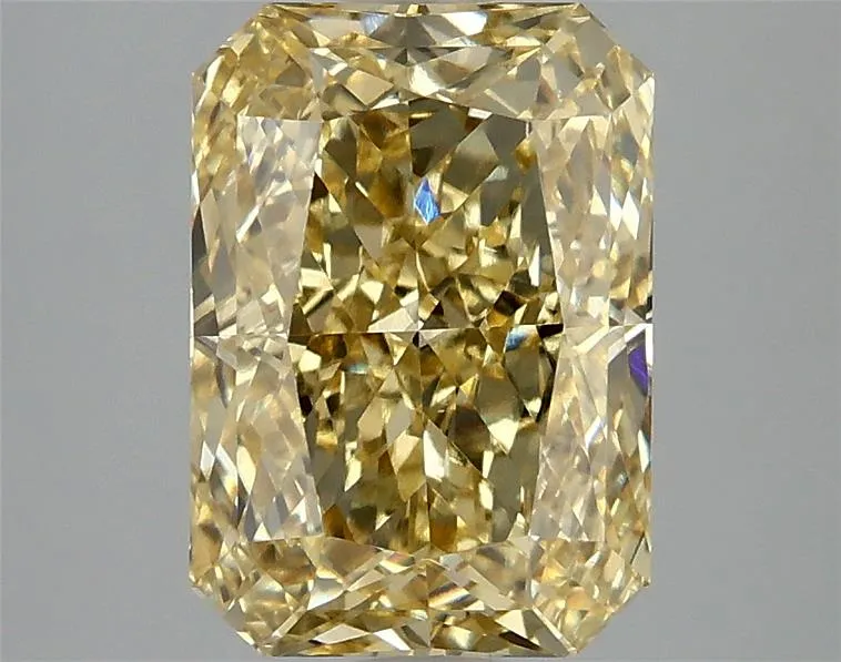 2.98ct Radiant Lab Grown Diamond (Colour Fancy Vivid Yellow, Clarity VS1, IGI Certified)