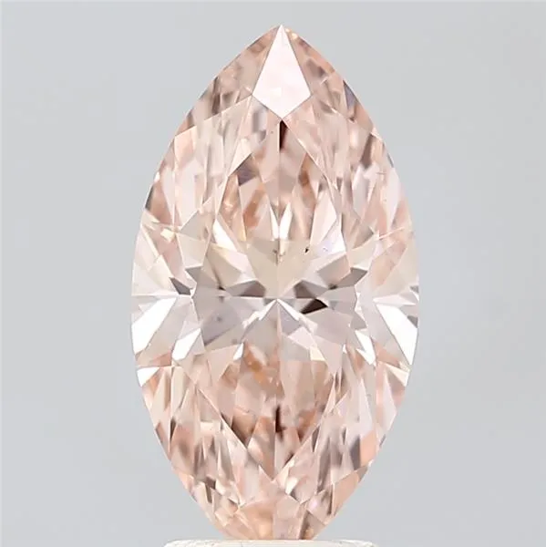 2.99ct Marquise Lab Grown Diamond (Colour Fancy Vivid Pink, Clarity VS1, IGI Certified)