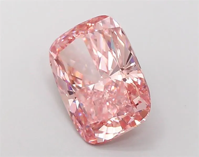 3.00ct Cushion modified Lab Grown Diamond (Colour Fancy Vivid Pink, Clarity VVS2, IGI Certified)