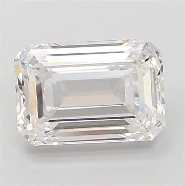 3.00ct Emerald Lab Grown Diamond (Colour D, Clarity VVS2, IGI Certified)