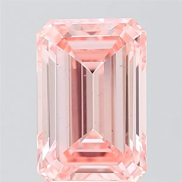 3.00ct Emerald Lab Grown Diamond (Colour Fancy Intense Pink, Clarity VS1, IGI Certified)