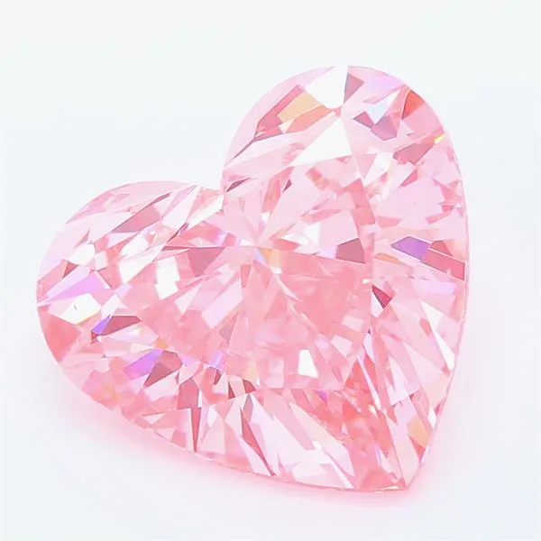 3.00ct Heart Lab Grown Diamond (Colour Fancy Intense Pink, Clarity VS1, IGI Certified)