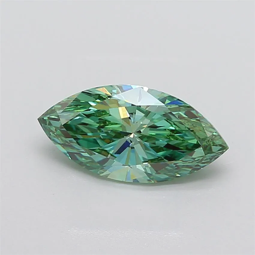 3.00ct Marquise Lab Grown Diamond (Colour Fancy Vivid Green, Clarity VS1, IGI Certified)