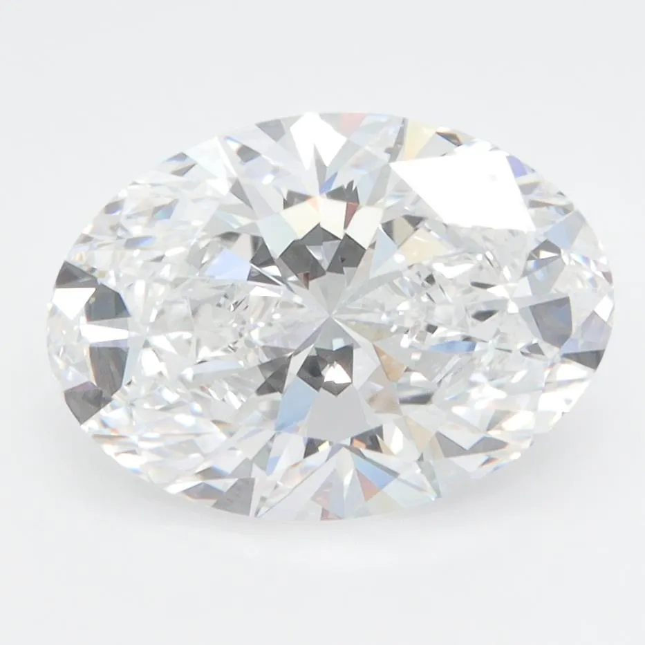 3.00ct Oval Lab Grown Diamond (Colour D, Clarity VVS2, GIA Certified)
