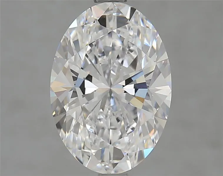 3.00ct Oval Lab Grown Diamond (Colour D, Clarity VVS2, IGI Certified)