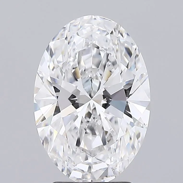 3.00ct Oval Lab Grown Diamond (Colour E, Clarity IF, IGI Certified)