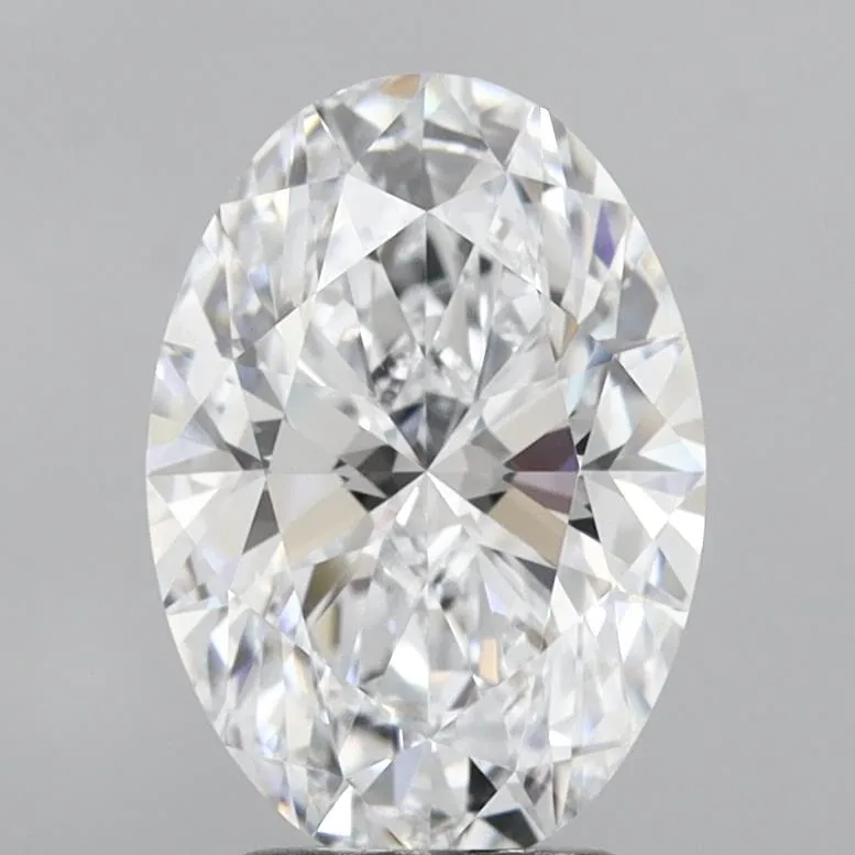 3.00ct Oval Lab Grown Diamond (Colour E, Clarity VVS1, IGI Certified)
