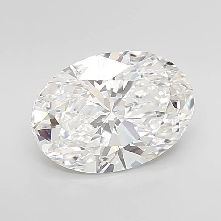 3.00ct Oval Lab Grown Diamond (Colour E, Clarity VVS2, IGI Certified)
