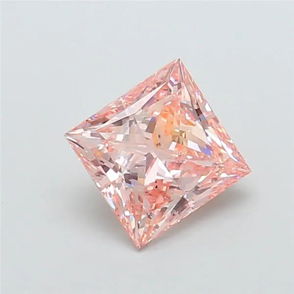 3.00ct Princess Lab Grown Diamond (Colour Fancy Intense Pink, Clarity VS2, IGI Certified)