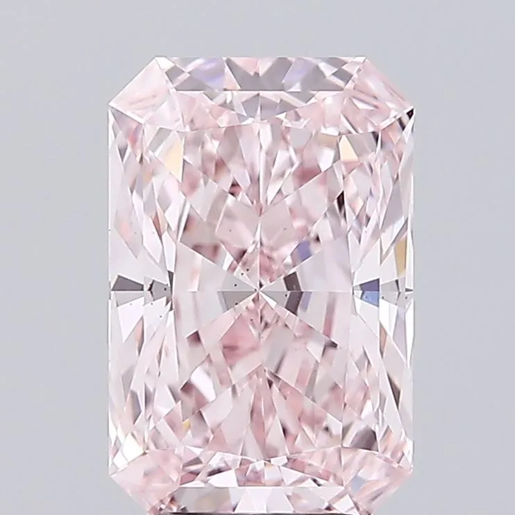 3.00ct Radiant Lab Grown Diamond (Colour Fancy Intense Pink, Clarity VS2, IGI Certified)