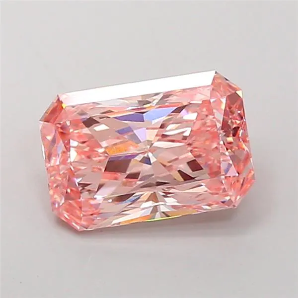3.00ct Radiant Lab Grown Diamond (Colour Fancy Vivid Pink, Clarity VVS2, IGI Certified)