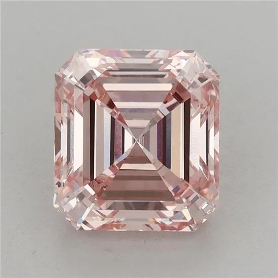 3.01ct Emerald Lab Grown Diamond (Colour Fancy Intense Pink, Clarity SI1, IGI Certified)