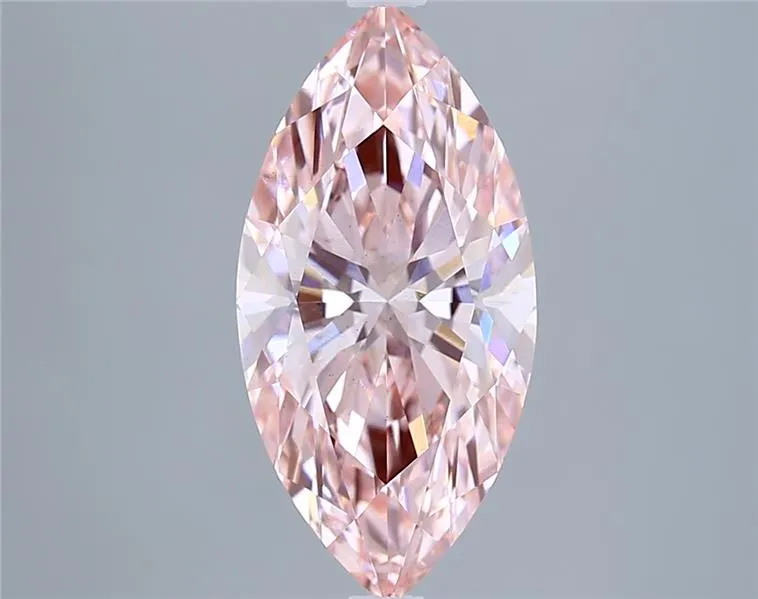 3.01ct Marquise Lab Grown Diamond (Colour Fancy Vivid Pink, Clarity VS2, IGI Certified)