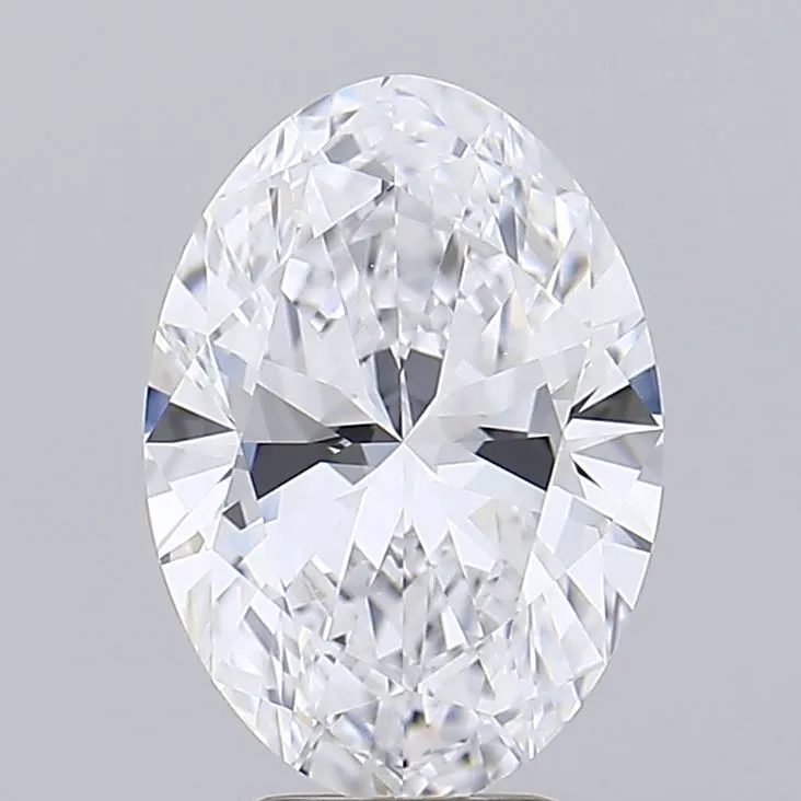 3.01ct Oval Lab Grown Diamond (Colour D, Clarity IF, IGI Certified)