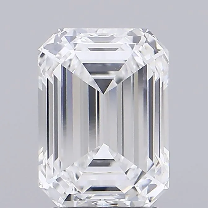3.02ct Emerald Lab Grown Diamond (Colour D, Clarity VVS1, IGI Certified)