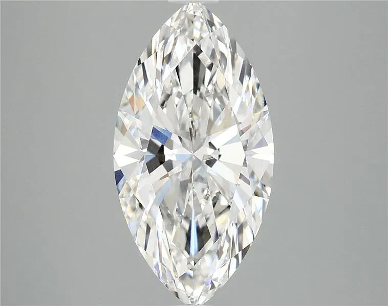 3.02ct Marquise Lab Grown Diamond (Colour F, Clarity VVS1, IGI Certified)