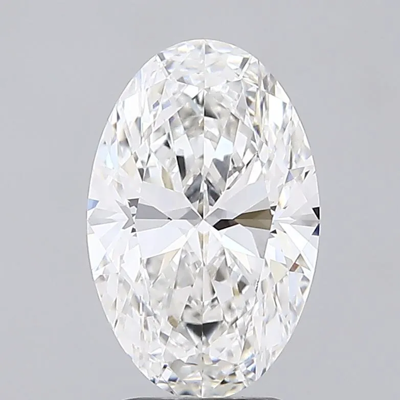3.02ct Oval Lab Grown Diamond (Colour F, Clarity VVS2, IGI Certified)