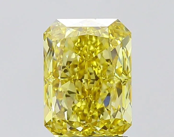 3.02ct Radiant Lab Grown Diamond (Colour Fancy Intense Yellow, Clarity VS1, IGI Certified)
