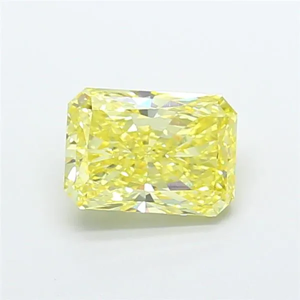 3.02ct Radiant Lab Grown Diamond (Colour Fancy Vivid Yellow, Clarity VS2, IGI Certified)