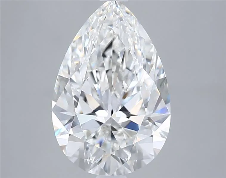 3.03ct Pear Lab Grown Diamond (Colour F, Clarity VVS2, IGI Certified)