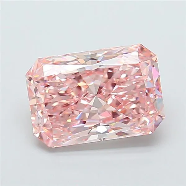 3.03ct Radiant Lab Grown Diamond (Colour Fancy Intense Pink, Clarity VVS2, IGI Certified)