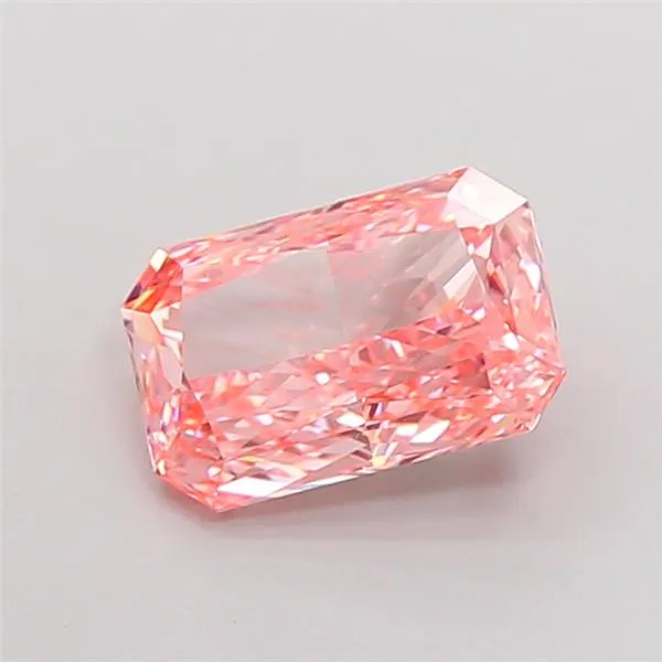 3.03ct Radiant Lab Grown Diamond (Colour Fancy Vivid Pink, Clarity VVS2, IGI Certified)