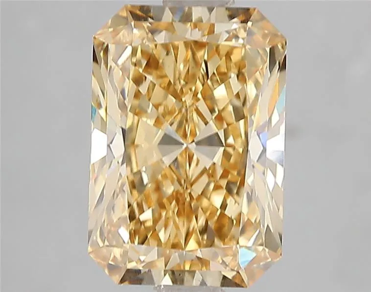 3.03ct Radiant Lab Grown Diamond (Colour Fancy Vivid Yellow, Clarity VS1, IGI Certified)