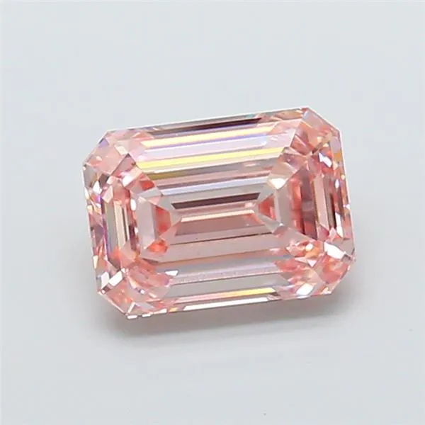 3.04ct Emerald Lab Grown Diamond (Colour Fancy Intense Pink, Clarity VS2, IGI Certified)