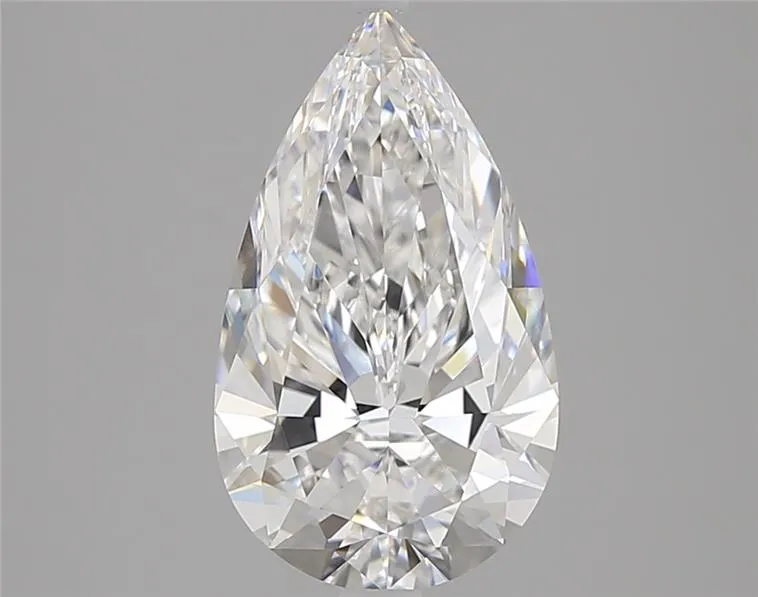 3.04ct Pear Lab Grown Diamond (Colour D, Clarity VVS1, IGI Certified)