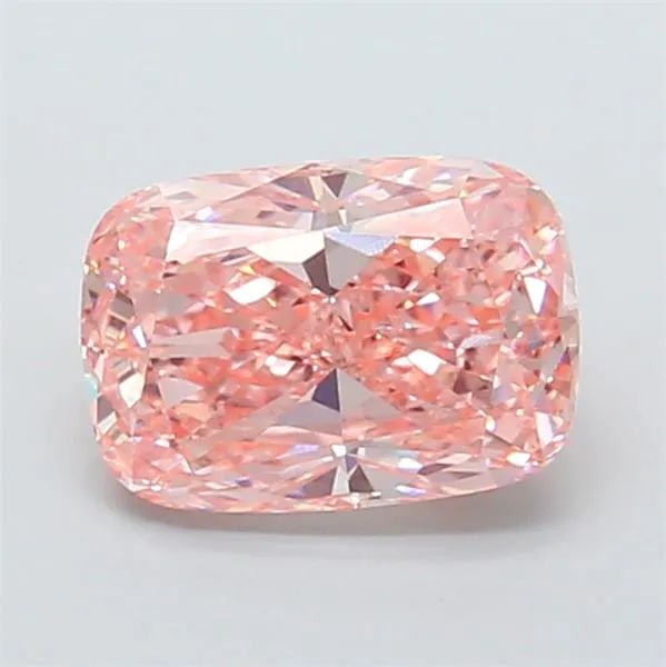 3.05ct Cushion modified Lab Grown Diamond (Colour Fancy Vivid Pink, Clarity VS1, IGI Certified)