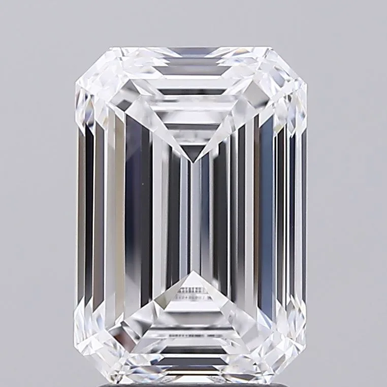 3.05ct Emerald Lab Grown Diamond (Colour D, Clarity IF, IGI Certified)