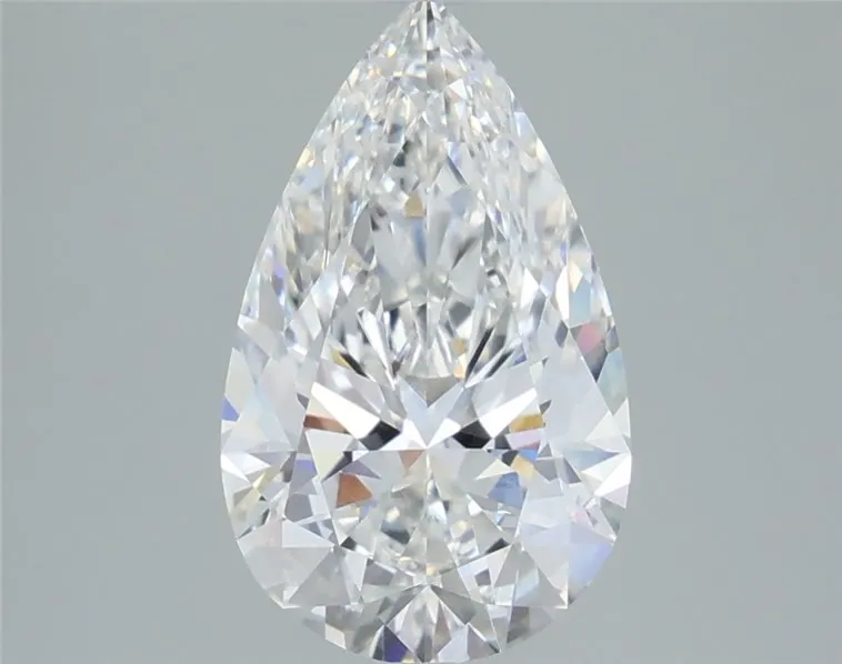 3.06ct Pear Lab Grown Diamond (Colour F, Clarity VVS1, IGI Certified)