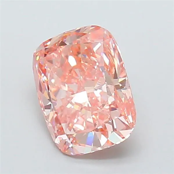 3.07ct Cushion modified Lab Grown Diamond (Colour Fancy Vivid Pink, Clarity VS1, IGI Certified)