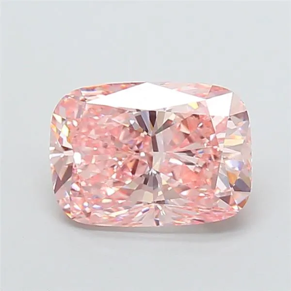 3.08ct Cushion modified Lab Grown Diamond (Colour Fancy Intense Pink, Clarity VS1, IGI Certified)