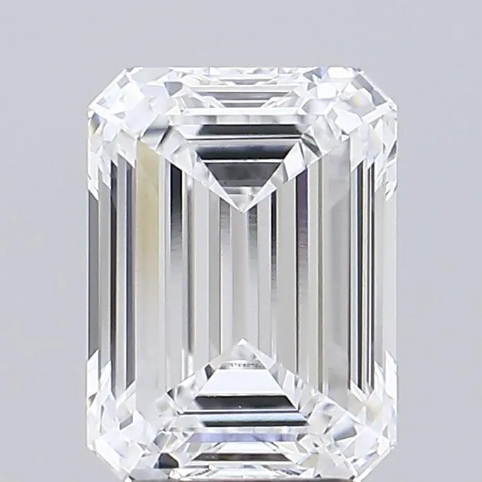 3.08ct Emerald Lab Grown Diamond (Colour D, Clarity VVS2, IGI Certified)