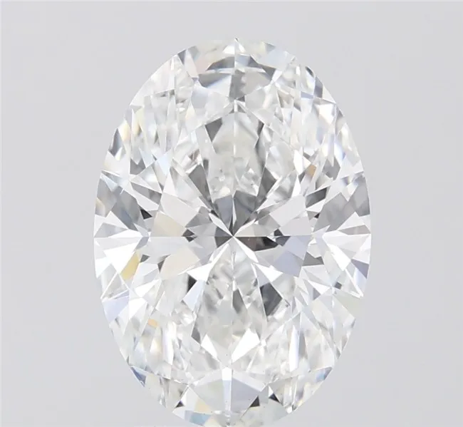 3.08ct Oval Lab Grown Diamond (Colour E, Clarity VVS2, IGI Certified)