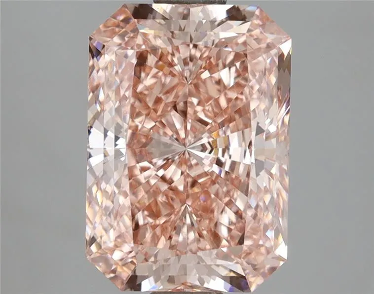 3.08ct Radiant Lab Grown Diamond (Colour Fancy Vivid Pink, Clarity VS1, IGI Certified)