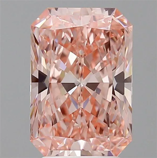 3.08ct Radiant Lab Grown Diamond (Colour Fancy Vivid Pink, Clarity VVS2, IGI Certified)
