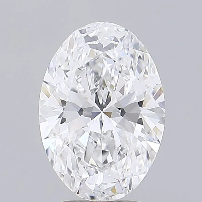 3.09ct Oval Lab Grown Diamond (Colour D, Clarity VVS1, IGI Certified)
