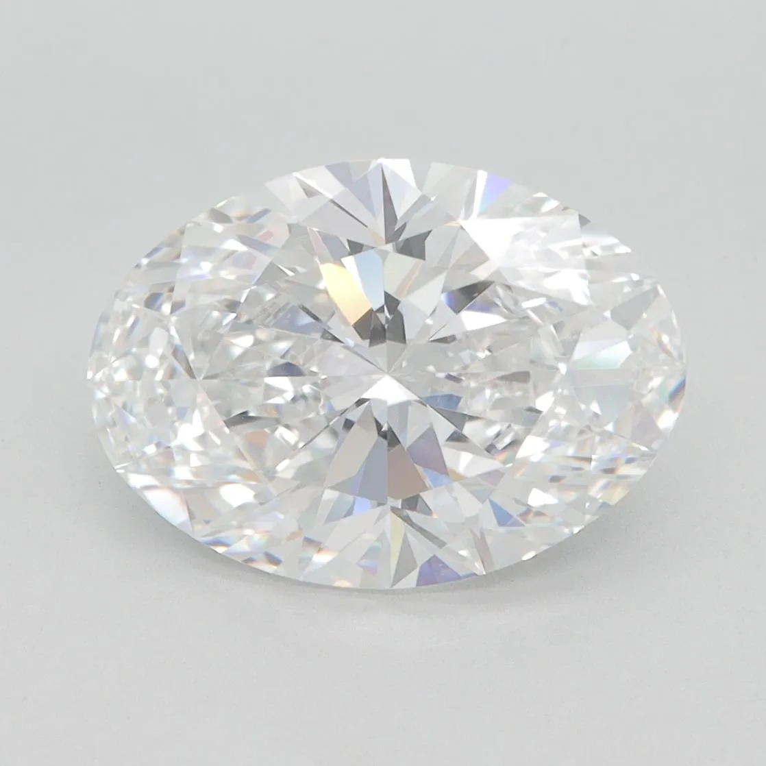 3.09ct Oval Lab Grown Diamond (Colour E, Clarity VVS1, GIA Certified)