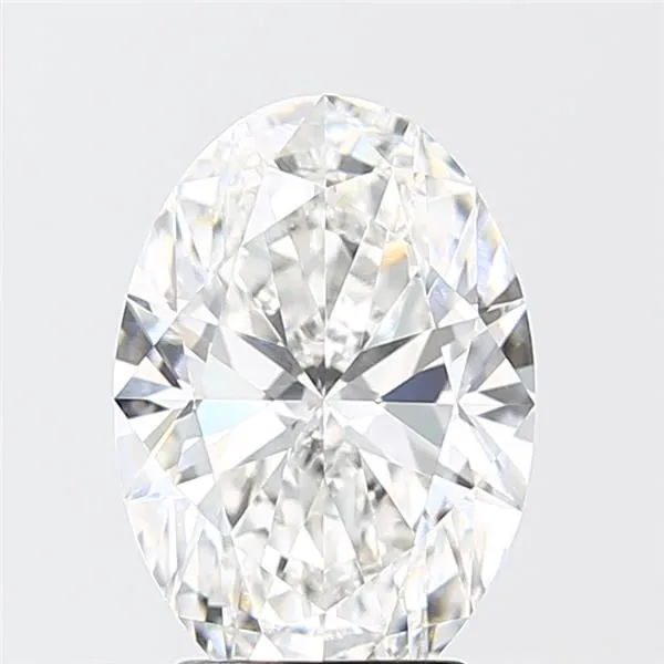 3.10ct Oval Lab Grown Diamond (Colour E, Clarity VVS1, IGI Certified)